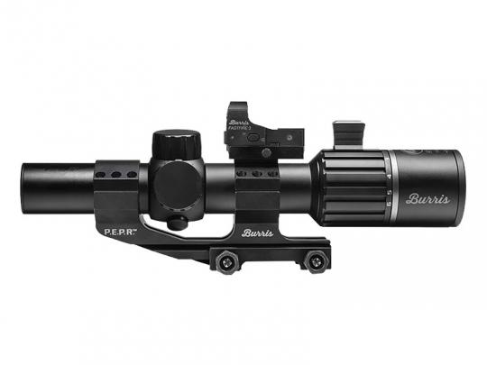 BURRIS RT-6 1-6x24 Paketpreis: ZF mit Ballistic AR-Absehen + Montage + Rotpunktvisier
