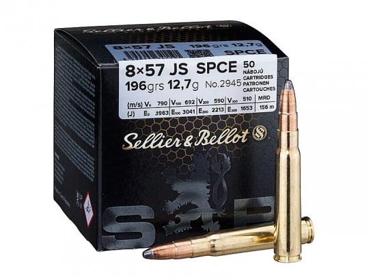 Sellier & Bellot 8 x 57 IS, CE Teilmantel 196 grs 1 Packung (50 Schuss á 1,52 €*)