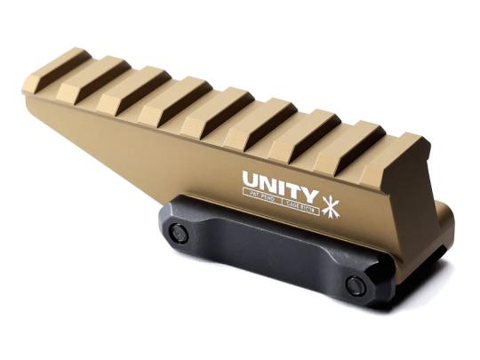 UNITY Tactical ABSOLUTE Optic Riser Mount, 23mm TAN