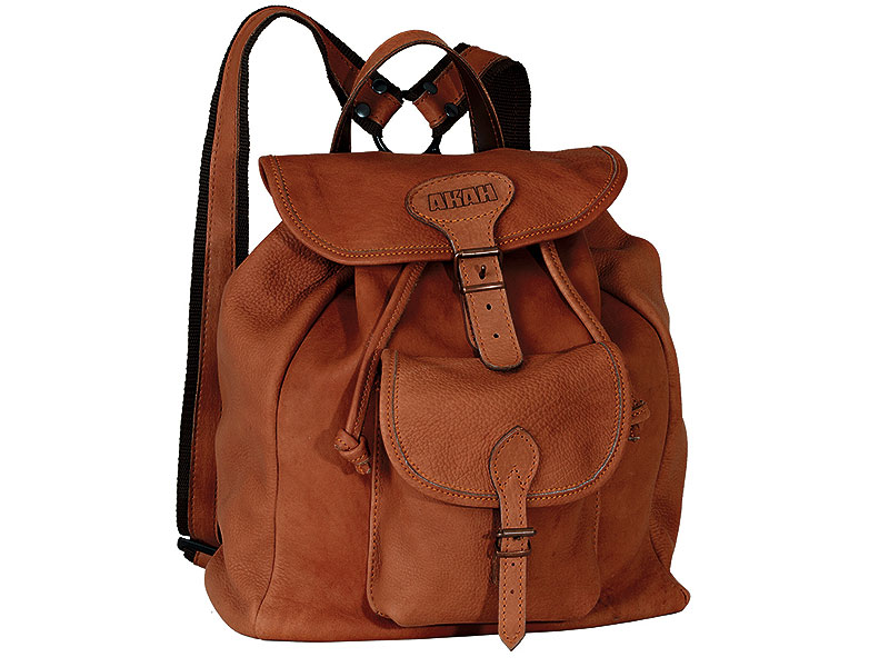 AKAH  Wanderrucksack 15L YAK-Leder Rucksack Daypack Leder 